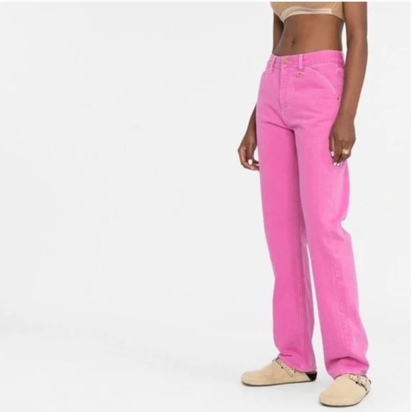 Jacquemus Le de Nîmes Yelò straight leg jeans